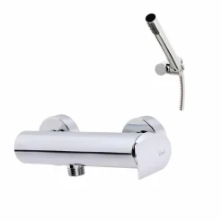 Grifo De Ducha Kily Blanco Con Accesorios De Ducha – 4953011 – Galindo – LuxCover