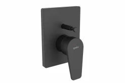 Grifo De Ducha Monomando. Empotrado Para Ducha (2 Salidas) Haza Black – G3998802 – Gala
