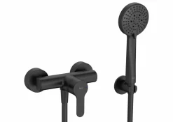 Grifo De Ducha Monomando Mezclador Negro Mate – L20 – Roca – A5A2009NB4