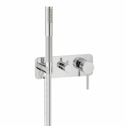 Grifo De Ducha Mural 3 Vías Trama Cromo Con Accesorios De Ducha – 4979200 – Galindo