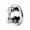 Grifo De Ducha Termostática Empotrable Atlantis 2 Entradas 1 Salida Redondo Cromo Mate – 7004736100 – Galindo – LuxCover
