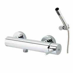 Grifo De Ducha Theo Dark Cromo Con Accesorios De Ducha – 8633000 – Galindo