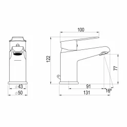 Grifo De Lavabo – Albos – 7125000 – Galindo