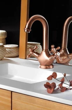 Grifo De Lavabo 1929 Cobre Envejecido – 6205341 – Galindo – LuxCover