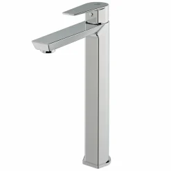 Grifo De Lavabo Alto Aroha Cromo Con Desagüe Semiautomático – 4604500 – Galindo