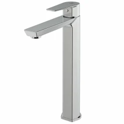 Grifo De Lavabo Alto Aroha Cromo Con Desagüe Semiautomático – 4604500 – Galindo