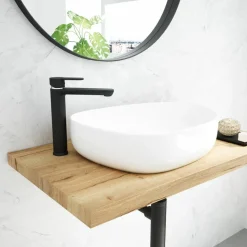 Grifo De Lavabo Alto Negro – Zip Plus – 2155516 – Galindo