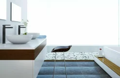 Grifo De Lavabo Alto Nitro Con Desagüe Automático Cromo – 5244500 – Galindo