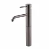 Grifo De Lavabo Alto Theo Dark Cromo Negro Cepillado – 8635536 – Galindo – LuxCover