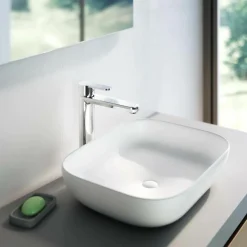 Grifo De Lavabo Alto Zip Plus 2.0 Cromo Con Desagüe Semiautomático – 2154500 – Galindo