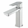 Grifo De Lavabo Aroha Cromo Con Desagüe Semiautomático – 4604000 – Galindo