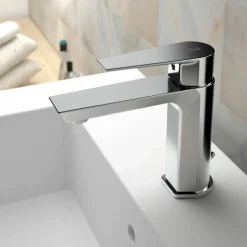 Grifo De Lavabo Aroha Cromo Con Desagüe Semiautomático – 4604000 – Galindo