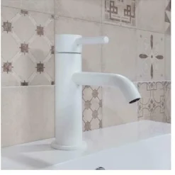 Grifo De Lavabo Baho RONDO Blanco 17,7 Cm – Rondo – RONDO020B – Gamma