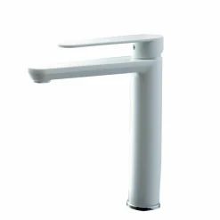 Grifo De Lavabo Caño Alto Blanco – Nine – 4625511 – Galindo