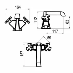 Grifo De Lavabo Con Desagüe – Belmondo – 2444000 – Galindo