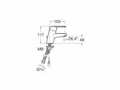 Grifo De Lavabo Con Enganche Para Cadenilla – Victoria – Roca – A5A3125C00