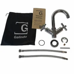 Grifo De Lavabo Cromo Con Desagüe – Matrix – 8244000 – Galindo
