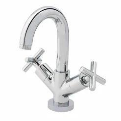 Grifo De Lavabo Cromo Mate Con Desagüe – Matrix – 8244061 – Galindo – LuxCover