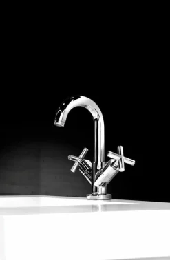 Grifo De Lavabo Cromo Mate Sin Desagüe – Matrix – 8245061 – Galindo – LuxCover