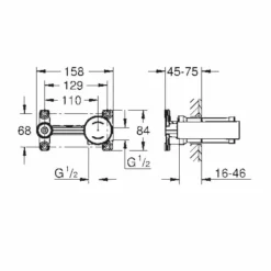 Grifo De Lavabo Empotrable Con Caño De 23 Cm – Essence New L – Grohe
