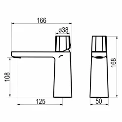 Grifo De Lavabo Esla – 7925000 – Galindo