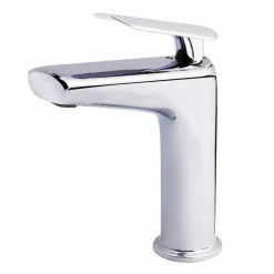 Grifo De Lavabo Kily Con Desagüe Semiautomático Cromo – 4954000 – Galindo