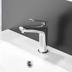 Grifo De Lavabo Kily Con Desagüe Semiautomático Cromo – 4954000 – Galindo