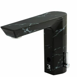 Grifo De Lavabo Meclador Aroha Tech Electrónico Sensor Mármol Negro Transformador – P2678101 – Galindo – LuxCover