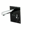 Grifo De Lavabo Mezclador Mural Empotrado Aroha Tech Electrónico Sensor Mármol Negro Transformador – P2678251 – Galindo – LuxCover
