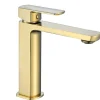 Grifo De Lavabo Monomando Oro Cepillado – Yanet YN301 36 – Kassandra