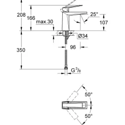 Grifo De Lavabo Monomando Liso – Allure Brilliant M – Grohe
