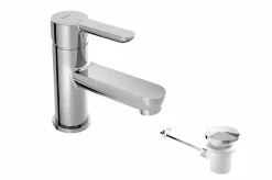 Grifo De Lavabo Monomando Lavabo Con Desagüe Automático Mena – G3991900 – Gala