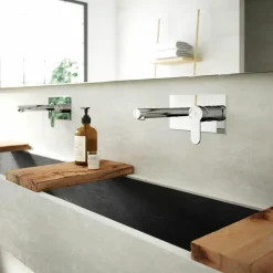 Grifo De Lavabo Monomando Mural Cromo – Zip Plus 2.0 – Galindo – 2155600
