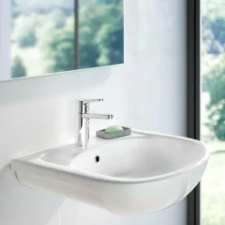 Grifo De Lavabo Monomando Apertura En Frío Con Desagüe Semiautomático – AF7174000 – Cónico – Galindo