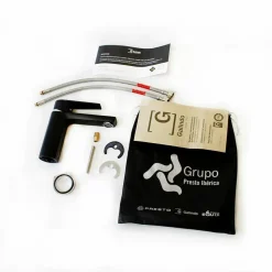 Grifo De Lavabo Monomando Negro – Aroha – Galindo – 4605016