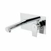 Grifo De Lavabo Mural Cromo – Aroha – Galindo – 4605600