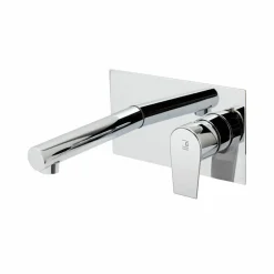 Grifo De Lavabo Mural Cromo – Aroha – Galindo – 4605600