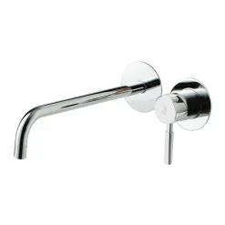 Grifo De Lavabo Mural Theo City Sin Placa Corto Cromo – 8655700 – Galindo