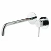 Grifo De Lavabo Mural Theo Dark Cromo – 8635600 – Galindo