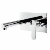 Grifo De Lavabo Mural Zip Plus 2.0 Negro – 2155616 – Galindo – LuxCover