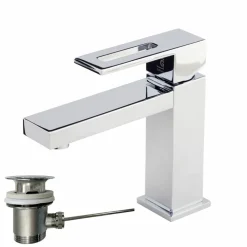 Grifo De Lavabo Nitro Con Desagüe Automático Cromo – 5244000 – Galindo