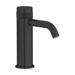 Grifo De Lavabo Zoom Cromo Negro Cepillado Con Desagüe Semiautomático – 4984036 – Galindo – LuxCover