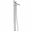 Grifo De Pie Para Bañera Con Inversor Automático, Ducha De Mano, Soporte Articulado, Columnas Verticales De Alimentación Y Flexible De 1,70 M – Atlas – Roca – A5A2790C00