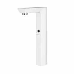 Grifo Electrónico Temporizado Blanco Sensor Con Pilas – Presto XT ELEC L Alto – Presto – P1178020