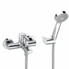 Grifo Exterior Baño-ducha Con Inversor Automático, Ducha De Mano, Flexible De 1,70 M. Y Soporte De Ducha Articulado – Targa – Roca – A5A0160C02