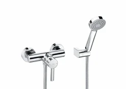 Grifo Exterior Para Ducha Con Ducha De Mano, Flexible De 1,50 M. Y Soporte De Ducha Articulado – Targa – Roca – A5A2060C02