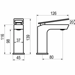 Grifo Lavabo Con Desagüe – Kissme – 7844300 – Galindo