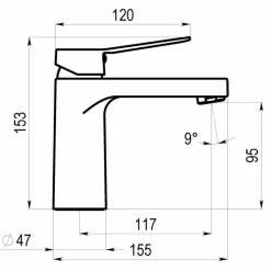 Grifo Lavabo Dalma Luxcover Cupra – PEM7205000 – Galindo