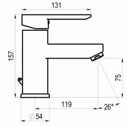 Grifo Lavabo Karim Due Luxcover Dálmata – PEM88945000 – Galindo