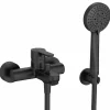 Grifo Mezclador Monomando Baño-ducha Con Accesorios Ducha Negro Mate – L20 – Roca – A5A0109NB4